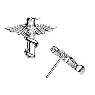 TIT1731 Náhradní ozdobná část k PUSH IN piercingu TITAN