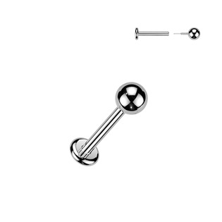TIT1742-0806 Piercing do brady - labreta s kuličkou TITAN