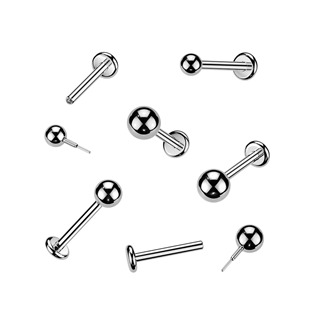 TIT1742-0807 Piercing do brady - labreta s kuličkou TITAN