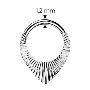 TIT1760-1210 Piercing segment kruh ozdobný TITAN