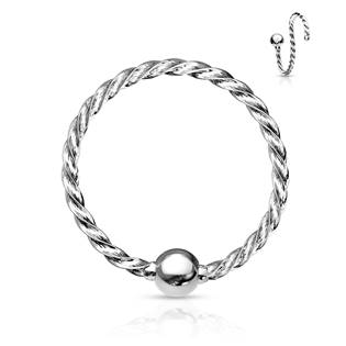 N0131-ST Piercing do nosu - kruh