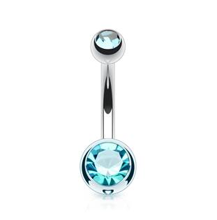 BS1005-Q Piercing do pupíku - banánek malý