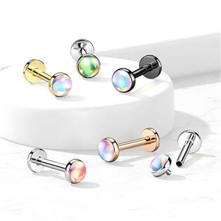 LB1096-GD Zlacená Labreta / piercing do brady