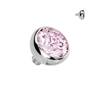 TIT1584-03K Náhradní kulička s kamínkem TITAN, závit 1,2 mm, 3mm