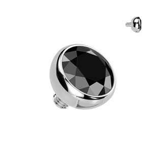 TIT1584-03K Náhradní kulička s kamínkem TITAN, závit 1,2 mm, 3mm