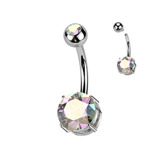TIT1604-AB Piercing do pupíku - TITAN, barva: duhová