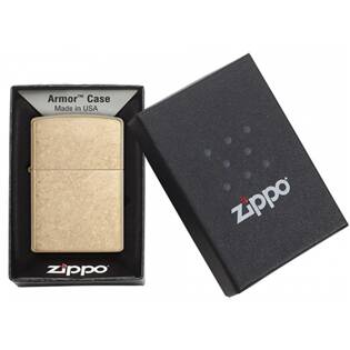 24180 ZIPPO zapalovač ARMOR® TUMBLED BRASS