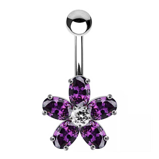 BP5003-C Stříbrný piercing do pupíku