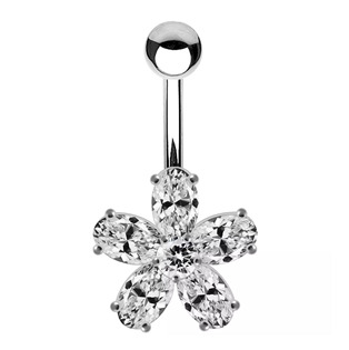 BP5003-Q Stříbrný piercing do pupíku