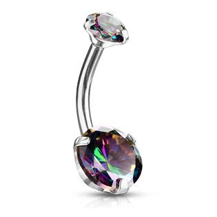 BS0011-VM Ocelový piercing do pupíku