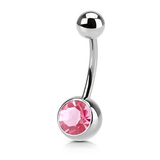 BS01001-G Piercing do pupíku - banánek