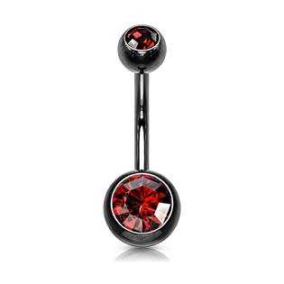 BS01032-KP Piercing do pupíku banánek