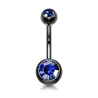 BS01032-KQ Piercing do pupíku banánek
