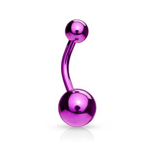 BS01033-K Piercing do pupíku - banánek