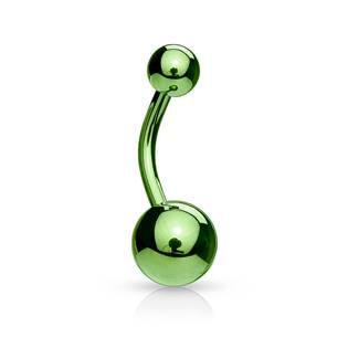 BS01033-K Piercing do pupíku - banánek