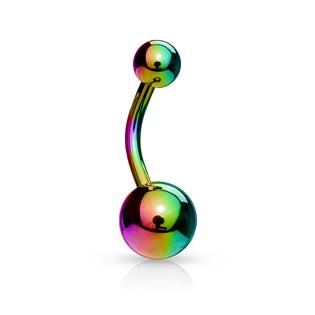 BS01033-K Piercing do pupíku - banánek