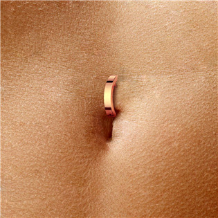 BS01057RD-1610 Piercing do pupíku 1,6 x 10 mm