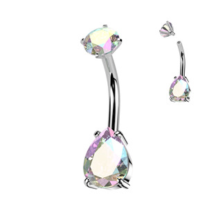 BS1062-P Ocelový piercing do pupíku