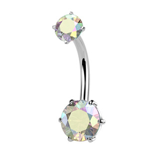 BS1078-AB Ocelový piercing do pupíku
