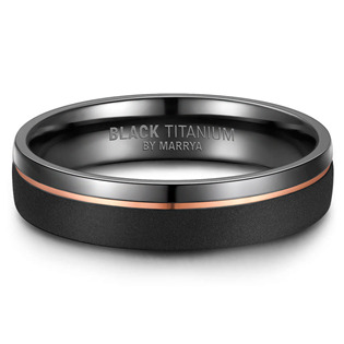 BT-04P-70 Snubní prsten BLACK TITANIUM