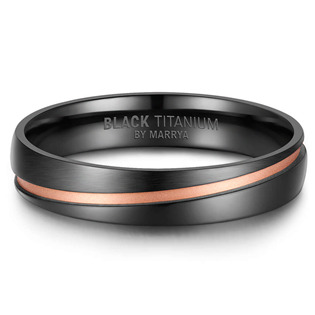 BT-05P-56 Pánský snubní prsten BLACK TITANIUM