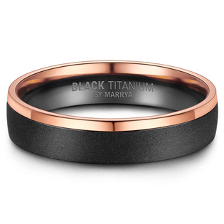BT-06P-71 Snubní prsten BLACK TITANIUM