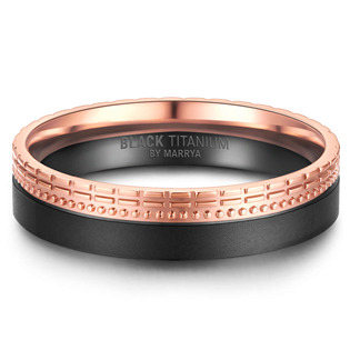 BT-09P-73 Snubní prsten BLACK TITANIUM