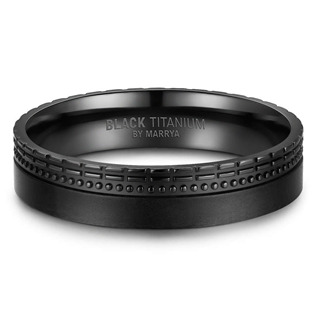 BT-10P-61 Snubní prsten BLACK TITANIUM