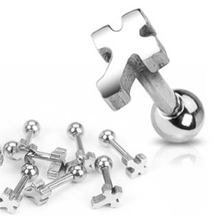 CP1034 Cartilage piercing do ucha - kříž