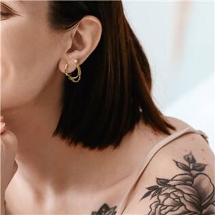 CP1071-ST Náušnice + cartilage piercing do ucha