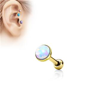 CP1088GD-04 Zlacená cartilage piercing do ucha