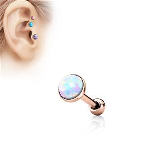 CP1089RD-04 Zlacená cartilage piercing do ucha