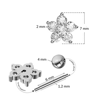 CP1090 Cartilage piercing do ucha