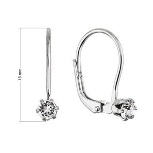 EG1702 Stříbrné náušnice se Swarovski krystalem