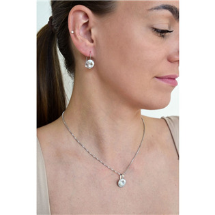 EG2036-C Stříbrné náušnice s krystaly Crystals from Swarovski® Crystal