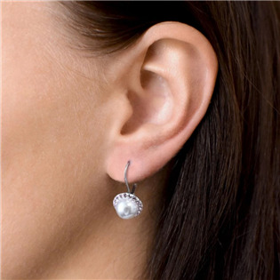 EG3068-RO Sada šperků s perlami Crystals from Swarovski® Rose