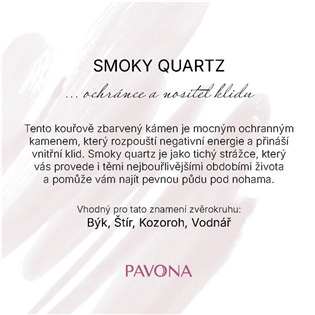 EG3522 Náramek s pravými smoky quartz kameny
