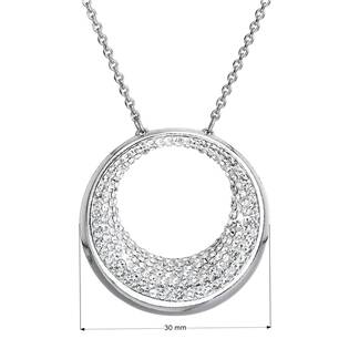EG4288 Stříbrný náhrdelník s krystaly Preciosa