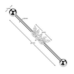 ID01038 Industrial piercing se zirkony