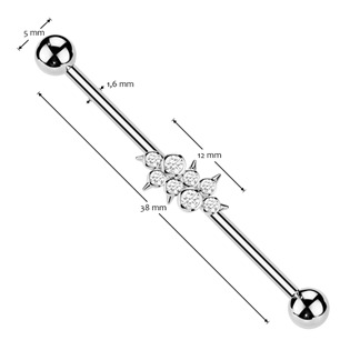 ID01041 Industrial piercing se zirkony