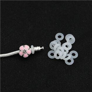 K0043-C04 Silikonový stopper / zarážka na korálek