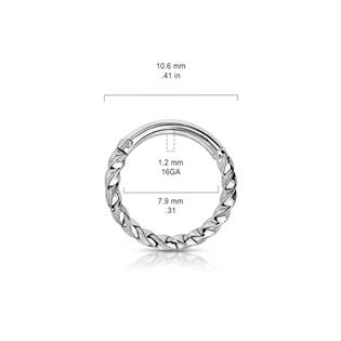 K01059-ST Piercing kruh segment, 1,2 x 8 mm