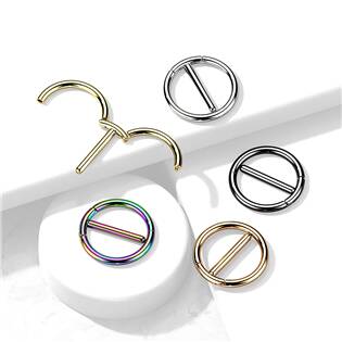 K01064ST-1612 Piercing kruh do bradavky, 1,6 x 12 mm