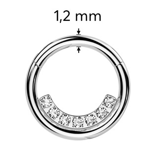 K1047-1210 Segment kruh septum / cartilage / tragus piercing