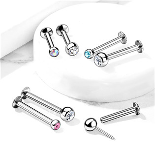 LB0018AB Labreta - piercing do brady PUSH IN
