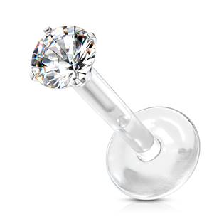 LB0028C-120802 BioFlex piercing do brady, 2 mm zirkon