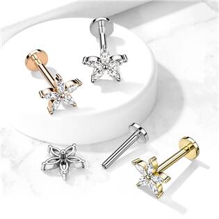 LB0035ST-1206 Labreta / cartilage piercing - kytička