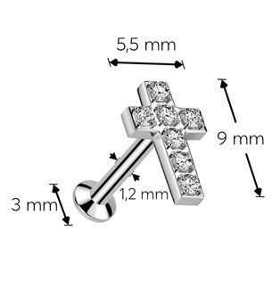 LB0043 Labreta PUSH IN křížek