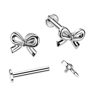LB0045ST-1208 Labreta / piercing do ucha - mašlička