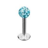 LB01097-P Piercing do brady - labreta se krystaly Swarovski®